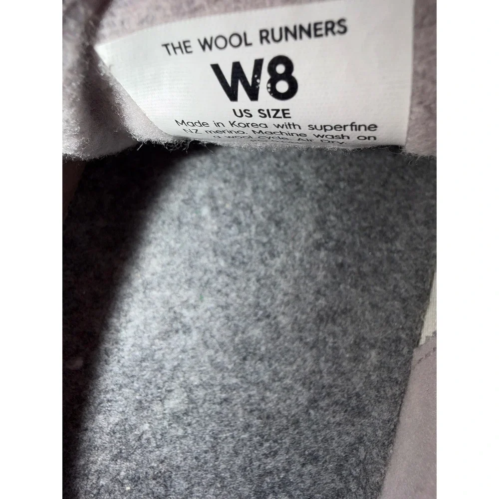 Allbirds Women Wool Runners‎ Grey Heather Merino Wool Sneakers Shoes Size W8